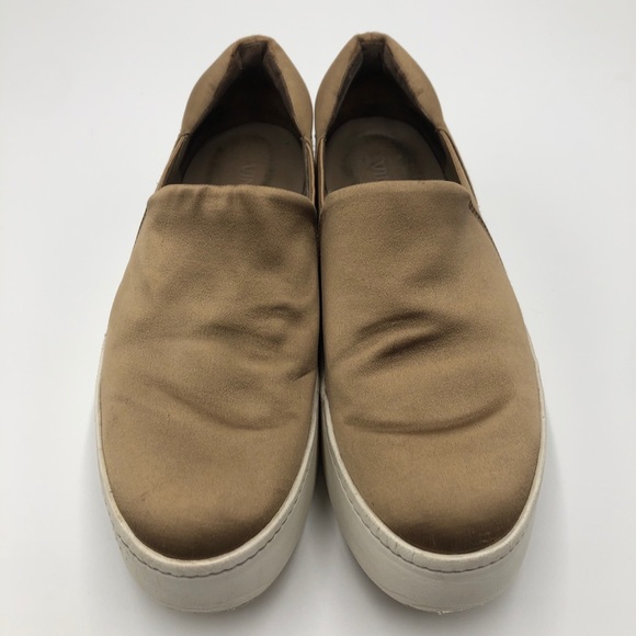 VINCE metallic gold sneakers size 7.5 - Picture 2 of 8